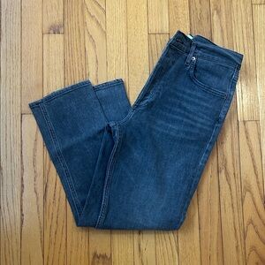 Agolde grey Straight Leg Riley Jeans